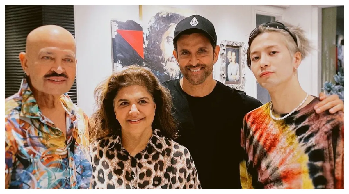 Jackson Wang meet hrithik roshan family