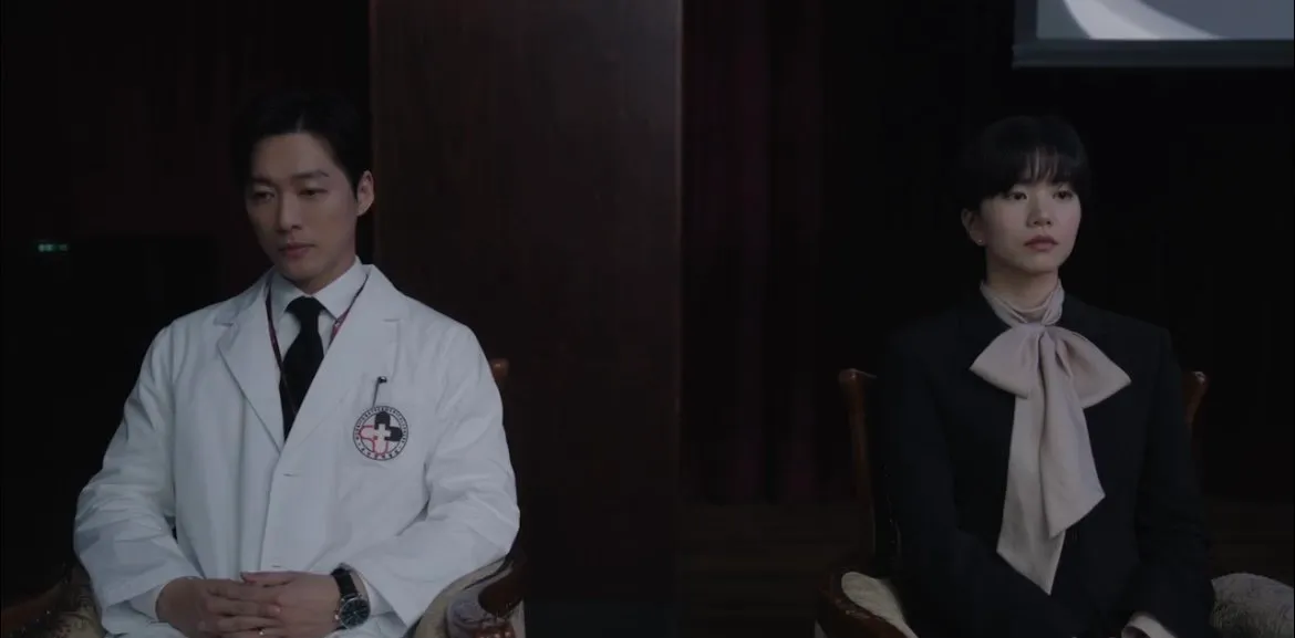 Two surgeons at the conference